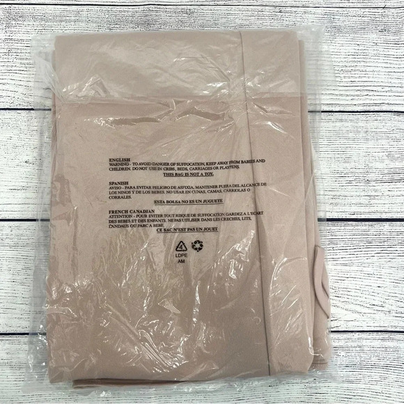 Show Me Your Mumu Madrid Gown Dusty Blush Stretch Bridal Formal Size Large NEW - Picture 8 of 10